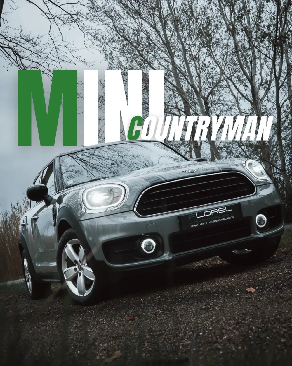 MINI Countryman Business Design gris, vue avant